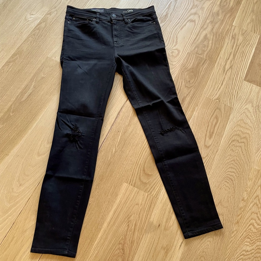 J.Crew Lookout High Rise Black Denim Jeans